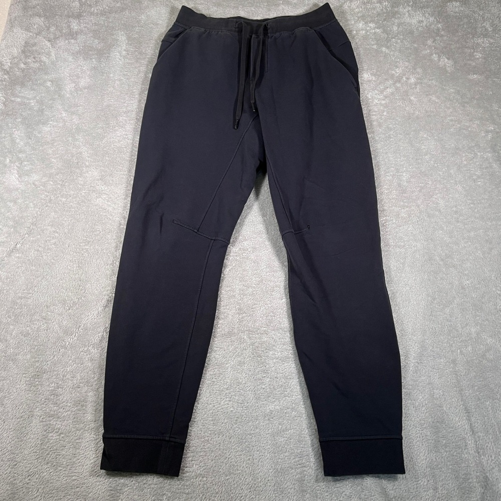 Lululemon City Sweat Jogger 29" Mens Medium Black Drawstring‎ Terry Athletic
